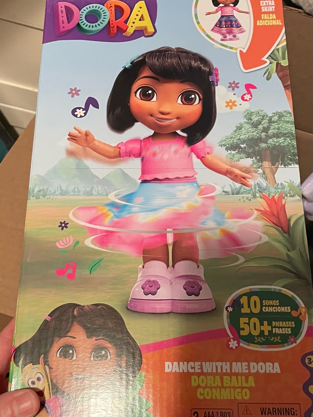 Dora Dance With Me Doll – Pink Top & Blue-Pink Skirt